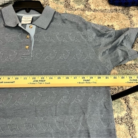 SeaWorld Fairway Outfitters Mens Golf Polo Shirt Gray Stripe Short Sleeve L - Picture 6 of 7